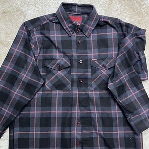 DIXXON FLANNEL KLOCKWERKS MENS L